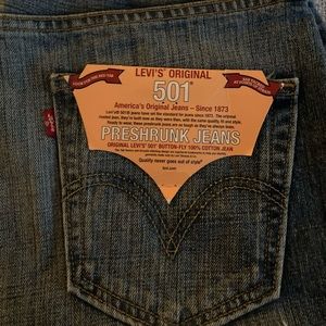 LEVIS 501 JEANS 36x34 NOSWT